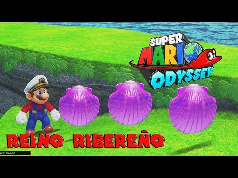 Las 100 MONEDAS MORADAS del REINO RIBEREÑO - Super Mario Odyssey