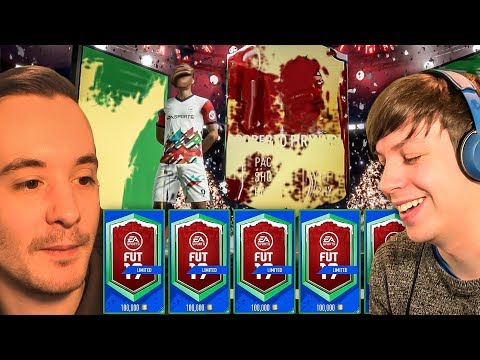 OPENING 100K PACKS AND SEEING WHO THE WALKOUT IS!!! - FIFA 19 ULTIMATE TEAM PACK OPENING