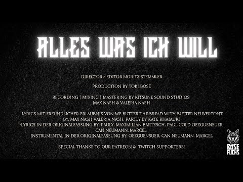 BÖSE FUCHS - Alles Was Ich Will (Official Video) @dasbesteamhandwerk