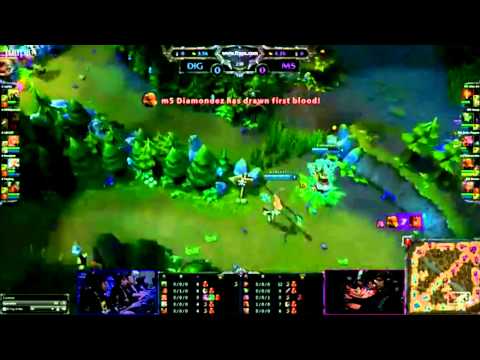 MOSCOW 5 FIRST BLOOD AGAINST DIGNITAS [LoL MM-FINAL, Hanover]