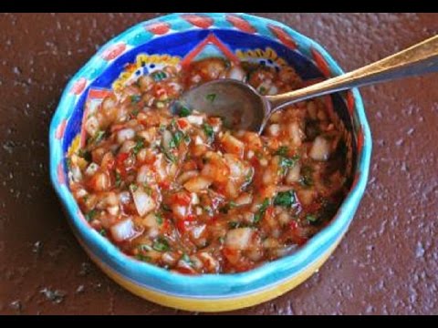 "Pimienta Chilena Receta de La Salsa" "Pebre" "Recetas de Salsas"