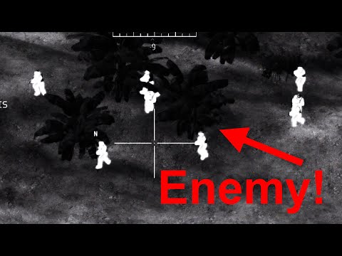 ArmA 3 - AC-130 Gunship obliterated Insurgents - Combat Footage - AC-130 Gunship Simulator - Milsim