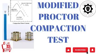 Modified Proctor Compaction Test | Soil Test | optimum moisture content | maximum dry density