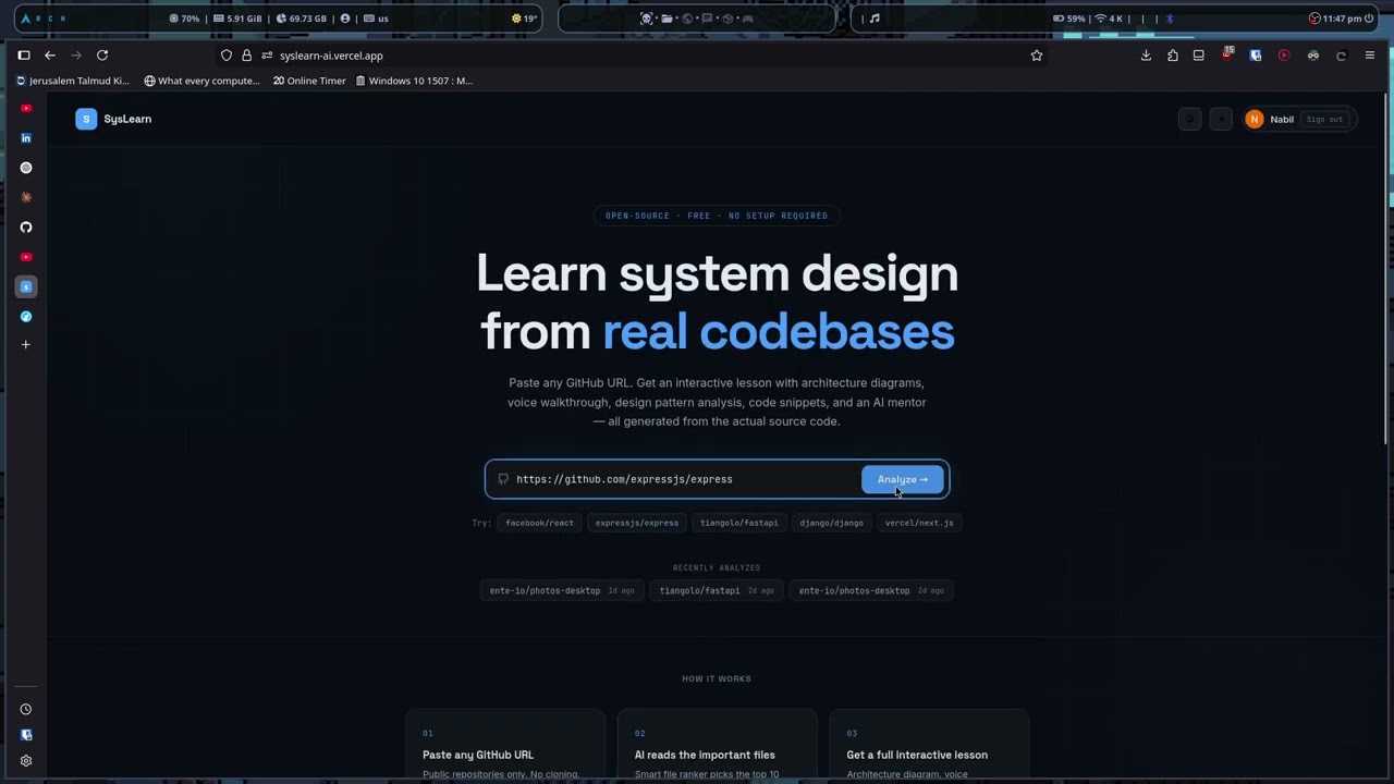 From Repo to System Design: AI Pipeline Explained (SysLearn AI)