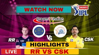 #RR #CSK # LIVE SCORE #ipl-2020 #live #rrvscsk Rajasthan vs Chennai lPL-2020  match highlights