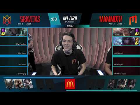 OPL 2020 - Split 1 Week 1 Game 6 - GRV vs MMM