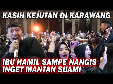 LOVE SURPRISE IN KARAWANG.. UNTIL A PREGNANT MOTHER CRIED UNTIL THEY WERE IN THE BUS‼️