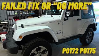 Diagnostic Dead End! Doesn’t Add Up! Jeep Wrangler 3.6 P0172 P0175