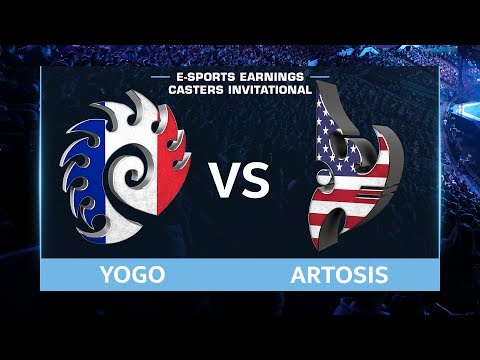 StarCraft 2 - YoGo vs. Artosis (ZvP) - EsportsEarnings Casters Invitational - Group D QM