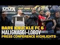 BKFC 6: Paulie Malignaggi vs. Artem Lobov Press Conference Highlights - MMA Fighting