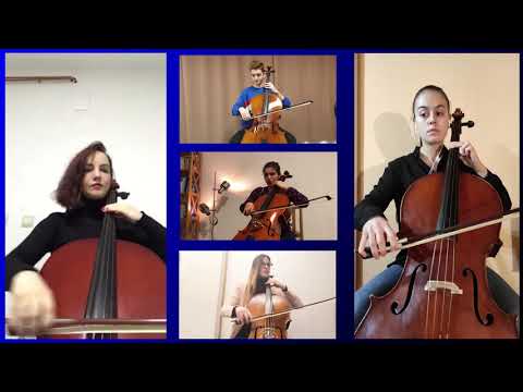 Mattachins from Capriol Suite by P. Warlock virtually played by the Western Balkans Youth Orchestra