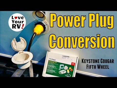 Installing an RV Power Plug Conversion Kit
