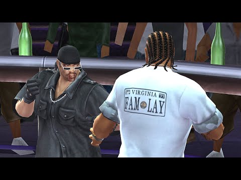 [Def Jam Fight for NY] 4K (2160P) 60FPS PC Gameplay, ICE-T vs FAM-LAY. PS2 Fighting Game.