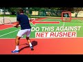 How to Defend Against a Net Rusher | Tennis Tactics Inside of the Point