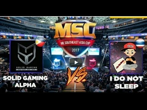 SEMIFINAL: Solid Gaming Alpha vs iDoNotSleep Match 2 | MSC Grand Final 2017