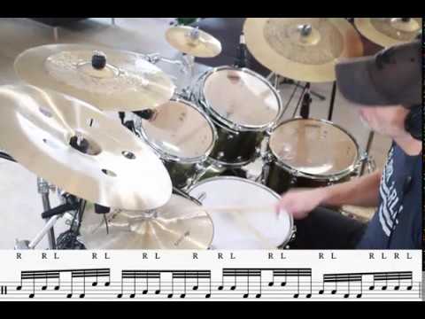 Drum Lick 4 - Offset 32nds.