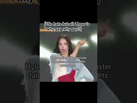 Sorry illit and hybe stans but this is a flop#illit #babymonster #hybe #yg #kpop@BABYMONSTER