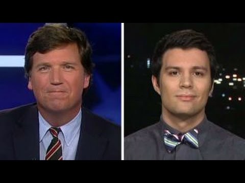 Tucker v student who says Trump shouldn't be given chance