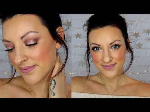 Quick and Easy Valentines Makeup Tutorial | Romantic Pinky Mauves
