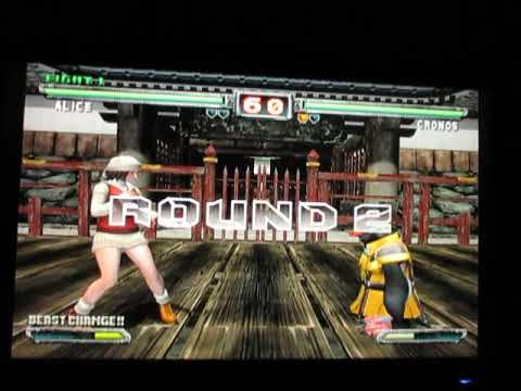 Bloody Roar Primal Fury(Gamecube)-Alice vs Cronos VI