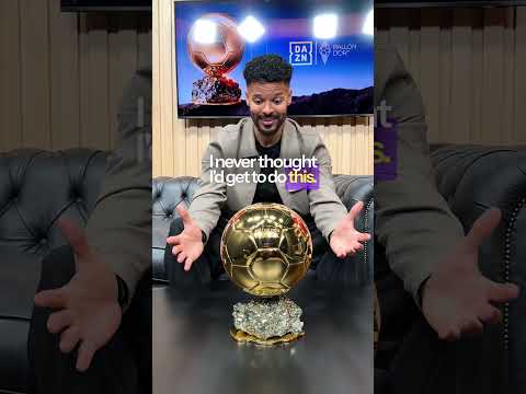 I HELD THE REAL BALLON D’OR 🤯😍