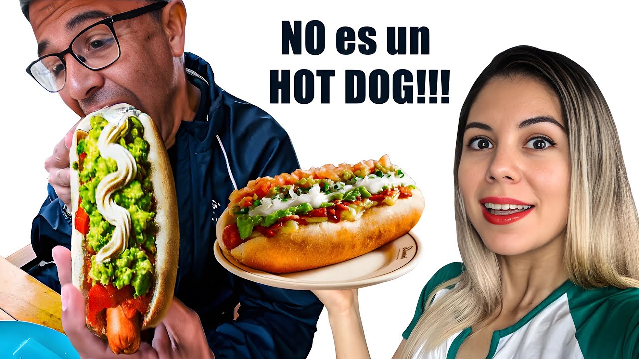 Trying the COMPLETE CHILEAN for the first time. | THEY ARE HUGE! 🌭🇨🇱