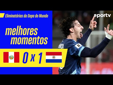 Gols e lances de Peru x Paraguai