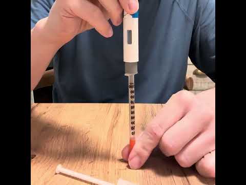 Auto injector to syringe transfer for dose adjustment of Wegovy (Semaglutide)