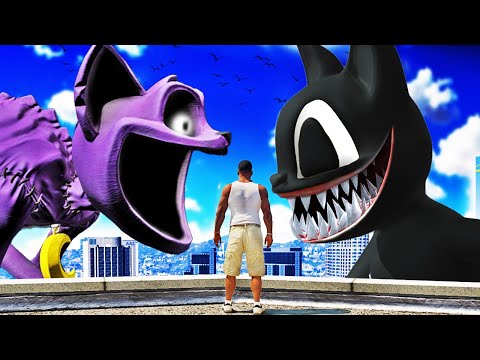 CATNAP vs CARTOON CAT In GTA 5 (Mods)