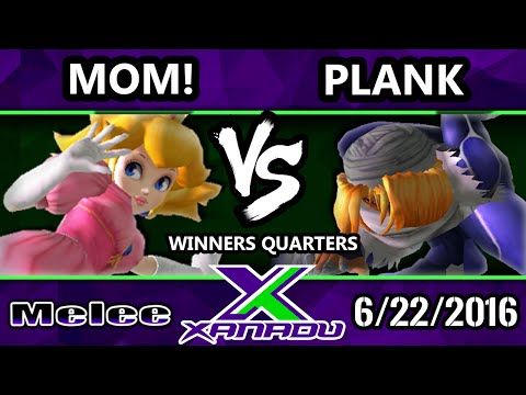 S@X 155 - MOM! (Peach) Vs. Plank (Shiek) SSBM - Smash Melee