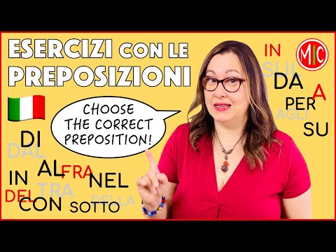 Let's Practise Italian Prepositions! Esercizi con le preposizioni | Learn Italian Grammar