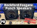 Rockford Fosgate 6 75 Punch Speakers Unboxing And Demo Punch P 1675S Components