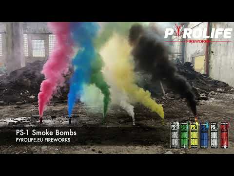 Fumigène 60sec (différents coloris disponibles) - Vignette vidéo 1