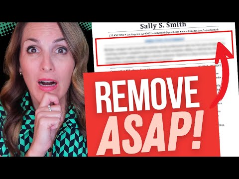 Remove THESE 7 Things From Your RESUME IMMEDIATELY!
