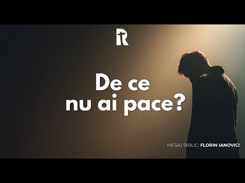 Florin Ianovici - De ce nu ai pace?  | 24 Septembrie 2025