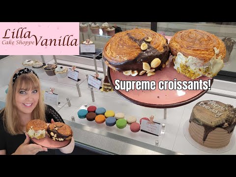 Trying the viral Supreme Croissants from Lilla Vanilla Cake Shoppe! Hamilton, NJ