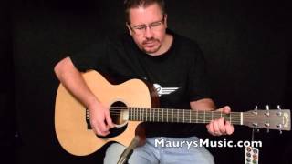 Video thumbnail for The Martin GPCRSGT at MaurysMusic com by Maury's Music