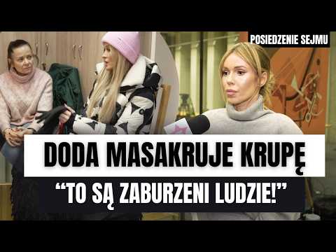 Burza po Sejmie! Doda uderza w Krupę: „Siedzi z kawką i przytakuje kierowniczce!"