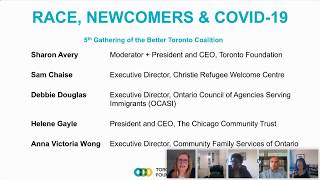 Better Toronto Coalition. Week 5: Race, Newcomers & COVID-19