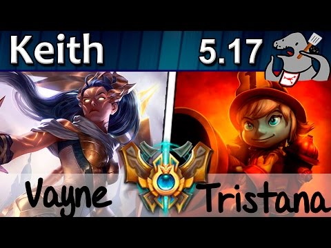 Keith - Vayne/Thresh vs Tristana/Morgana - ADC - Challenger S5 | 344