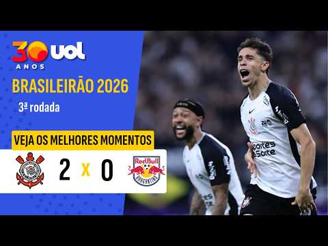 CORINTHIANS VENCE RED BULL BRAGANTINO COM HUGO SOUZA PEGANDO PÊNALTI; VEJA MELHORES MOMENTOS