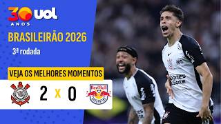 CORINTHIANS VENCE RED BULL BRAGANTINO COM HUGO SOUZA PEGANDO PÊNALTI; VEJA MELHORES MOMENTOS