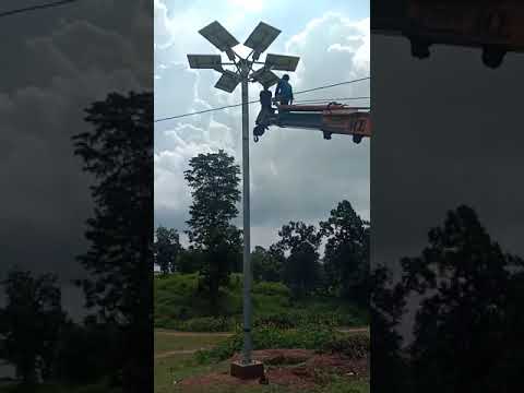 High Mast Solar Led Street Light System