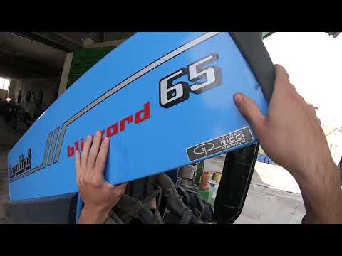 Landini Blizzard 65 - Engine Oil e Filter Replacement [GoPro POV]