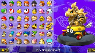 Playable Golden Dry Bowser in Mario Kart 8 Deluxe!