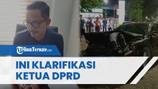 Ini Klarifikasi Ketua DPRD, Mobil Pelat Merah Kecelakaan Tunggal di Jambi