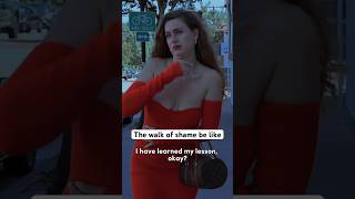 The walk of shame be like….. #comedyshorts #comedyvideos #walkofshame #sketchcomedy #dating