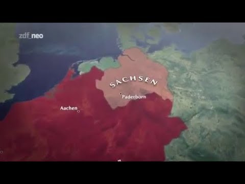 Deutsche Geschichte 5) Die Karolinger - h) Karl d Gr.  & Die Sachsen I