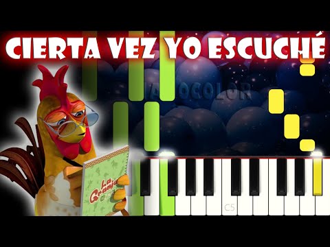 Cierta vez yo escuché | Piano Cover | Tutorial | Karaoke