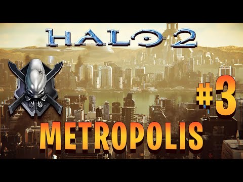Halo 2 Anniversary Legendary | Metropolis Perfect Run Iron Skull